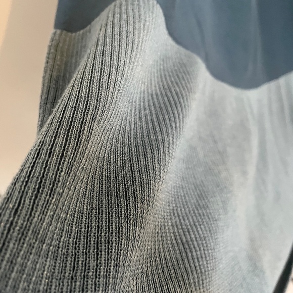 COS Blue and Gray Long Sleeve Dress - Picture 4 of 14